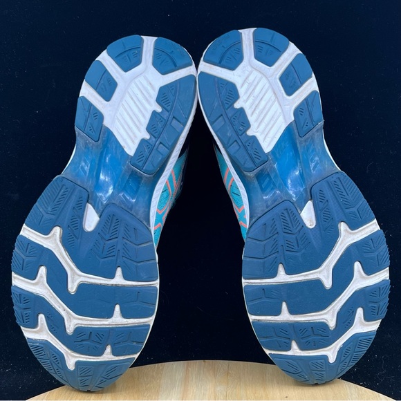 Asics Womens Gel Kayano 27 1012A649 Blue Running Shoes Sneakers Size 9 - Picture 9 of 10